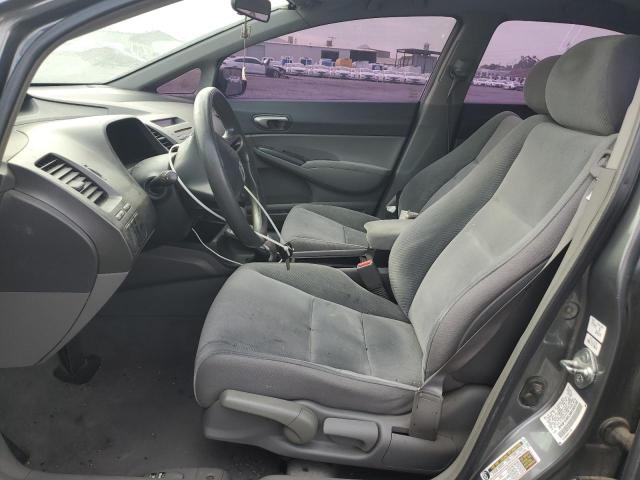 2HGFA16539H310539 - 2009 HONDA CIVIC LX GRAY photo 7