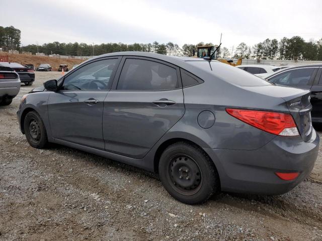 KMHCT4AE2CU181181 - 2012 HYUNDAI ACCENT GLS GRAY photo 2