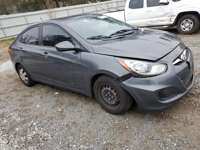 KMHCT4AE2CU181181 - 2012 HYUNDAI ACCENT GLS GRAY photo 4