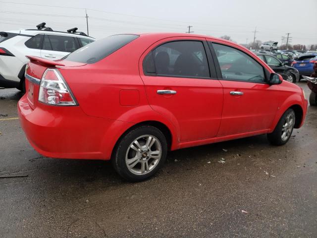 KL1TG56E39B305154 - 2009 CHEVROLET AVEO LT RED photo 3