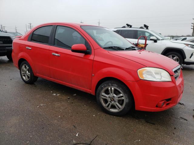 KL1TG56E39B305154 - 2009 CHEVROLET AVEO LT RED photo 4