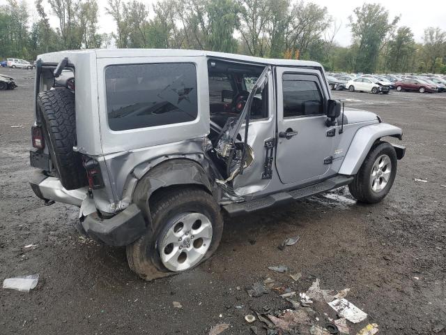 1C4HJWEG3DL600024 - 2013 JEEP WRANGLER U SAHARA ვერცხლისფერი ფოტო 3