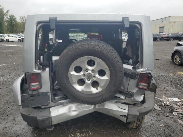 1C4HJWEG3DL600024 - 2013 JEEP WRANGLER U SAHARA ვერცხლისფერი ფოტო 6