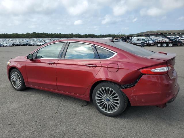 3FA6P0K94GR391347 - 2016 FORD FUSION TITANIUM RED photo 2
