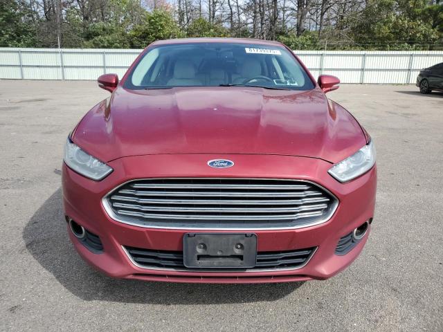 3FA6P0K94GR391347 - 2016 FORD FUSION TITANIUM RED photo 5