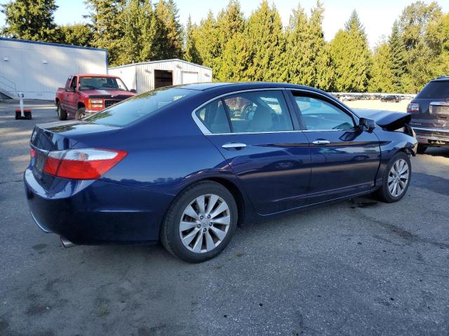 1HGCR2F7XDA254027 - 2013 HONDA ACCORD EX BLUE photo 3