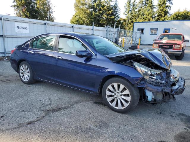 1HGCR2F7XDA254027 - 2013 HONDA ACCORD EX BLUE photo 4