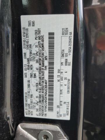 1FMCU9GX1DUC66467 - 2013 FORD ESCAPE SE Qara foto 13