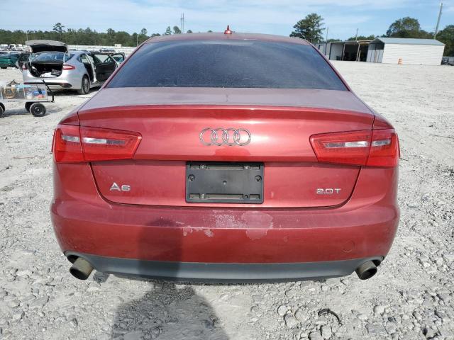 WAUDFAFC3CN123447 - 2012 AUDI A6 PREMIUM PLUS RED photo 6
