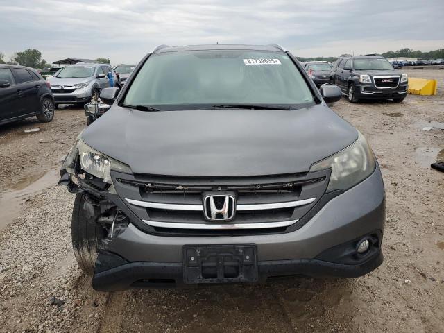 5J6RM4H75CL001940 - 2012 HONDA CR-V EXL ნაცრისფერი ფოტო 5