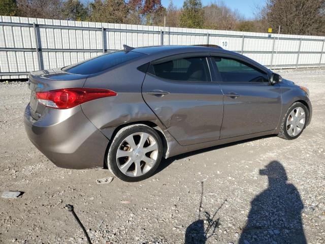 5NPDH4AE2DH157159 - 2013 HYUNDAI ELANTRA GLS GRAY photo 3