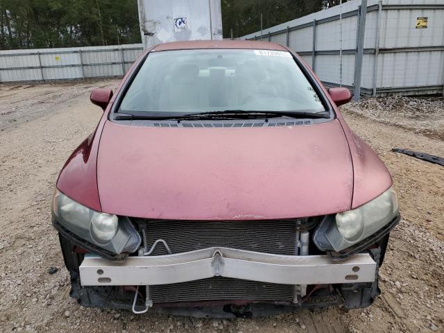 2HGFA16548H530612 - 2008 HONDA CIVIC LX RED photo 5