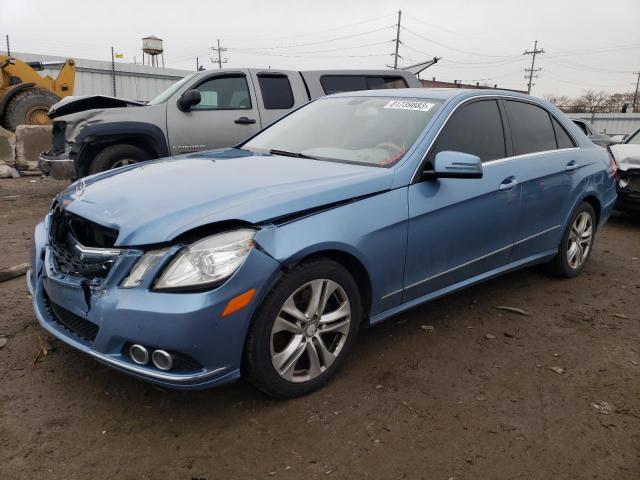 WDDHF8HB8AA105702 - 2010 MERCEDES-BENZ E 350 4MATIC BLUE photo 1