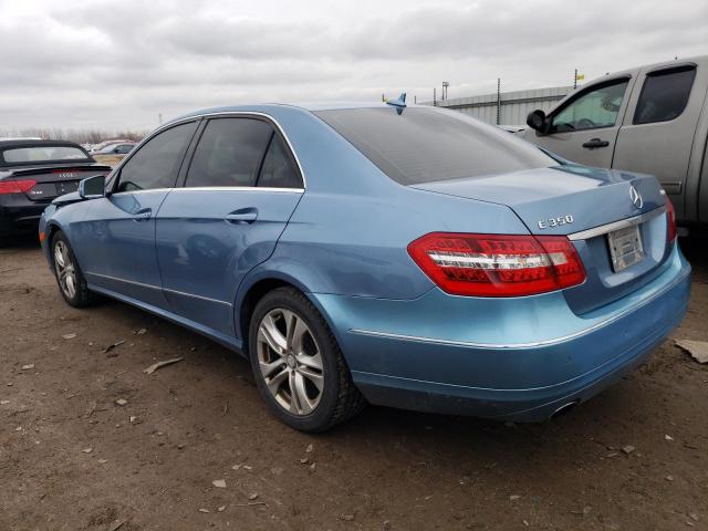 WDDHF8HB8AA105702 - 2010 MERCEDES-BENZ E 350 4MATIC BLUE photo 2