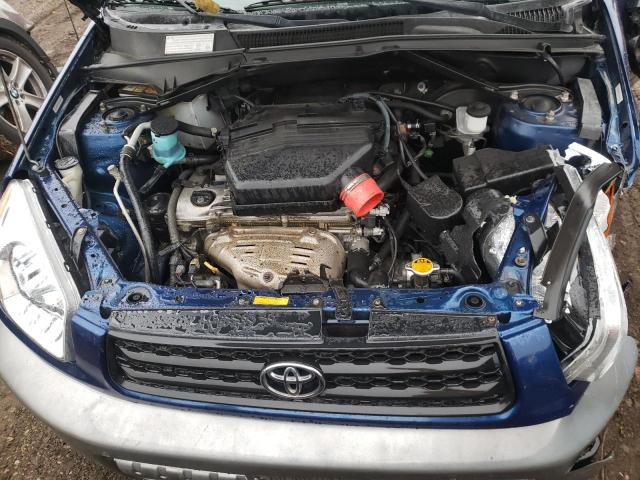 JTEGH20V720067076 - 2002 TOYOTA RAV4 BLUE photo 11