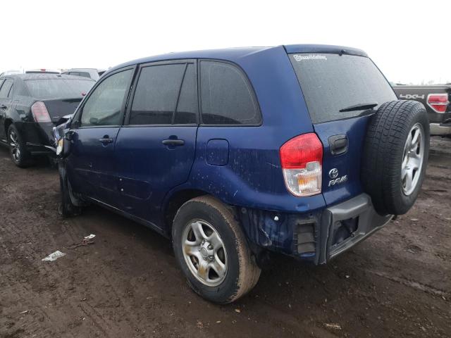 JTEGH20V720067076 - 2002 TOYOTA RAV4 BLUE photo 2