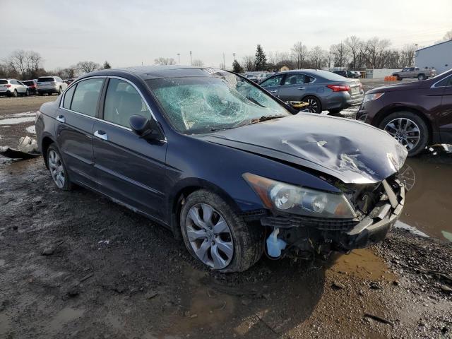 1HGCP36879A000979 - 2009 HONDA ACCORD EXL BLUE photo 4