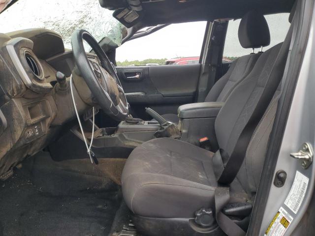 5TFCZ5AN4GX030162 - 2016 TOYOTA TACOMA DOUBLE CAB SILVER photo 7