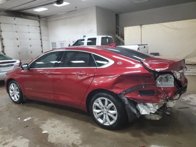 2G1105S34J9122580 - 2018 CHEVROLET IMPALA LT RED photo 2