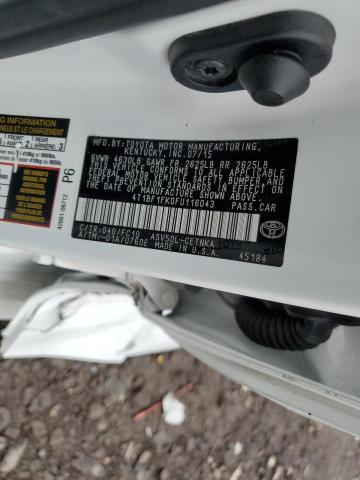 4T1BF1FK0FU116043 - 2015 TOYOTA CAMRY LE WHITE photo 13