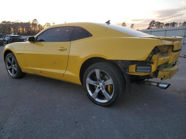 2G1FK1EJXA9139385 - 2010 CHEVROLET CAMARO SS YELLOW photo 2