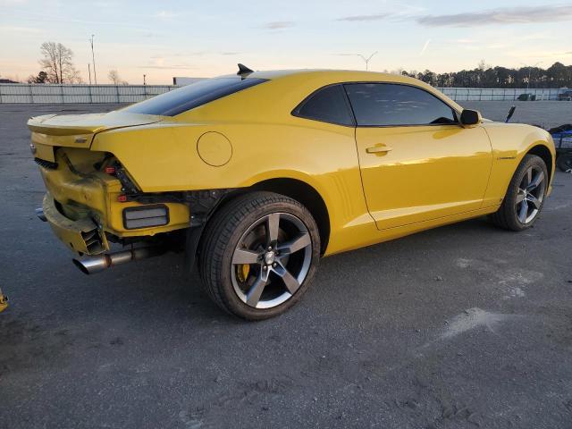 2G1FK1EJXA9139385 - 2010 CHEVROLET CAMARO SS YELLOW photo 3