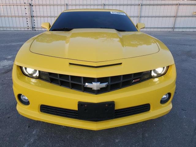 2G1FK1EJXA9139385 - 2010 CHEVROLET CAMARO SS YELLOW photo 5