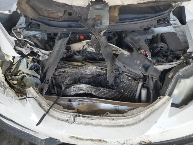 19XFB2F82DE266274 - 2013 HONDA CIVIC EX WHITE photo 11