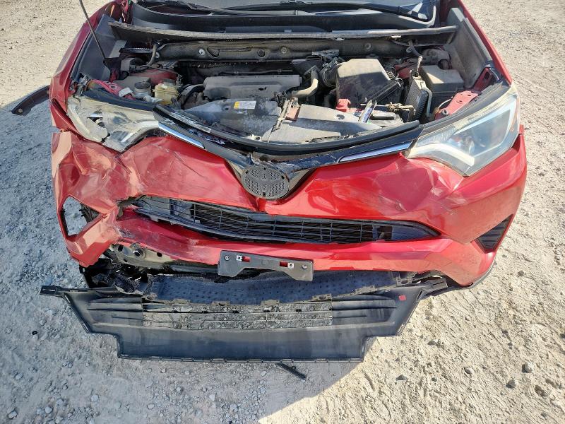 2T3ZFREV0GW291846 - 2016 TOYOTA RAV4 LE RED photo 12