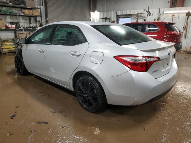 2T1BURHE8GC734693 - 2016 TOYOTA COROLLA L SILVER photo 2