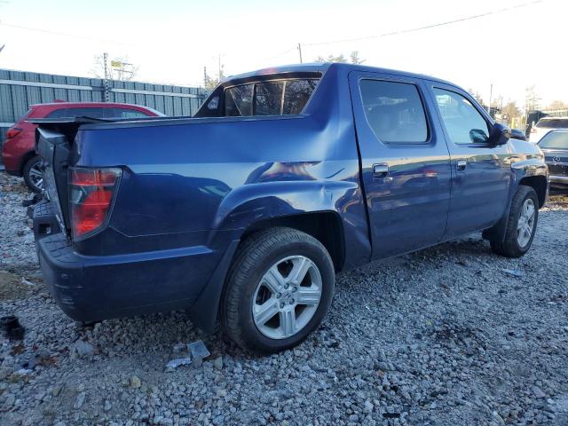 5FPYK1F55DB002945 - 2013 HONDA RIDGELINE RTL BLUE photo 3