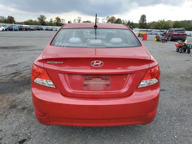 KMHCT4AE8DU344305 - 2013 HYUNDAI ACCENT GLS Қызыл фото 6