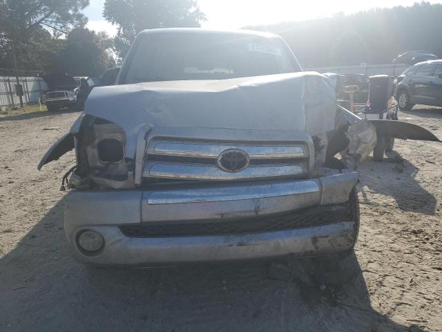 5TBDT44144S446747 - 2004 TOYOTA TUNDRA DOUBLE CAB SR5 SILVER photo 5