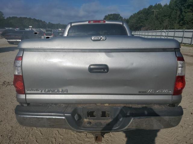5TBDT44144S446747 - 2004 TOYOTA TUNDRA DOUBLE CAB SR5 SILVER photo 6