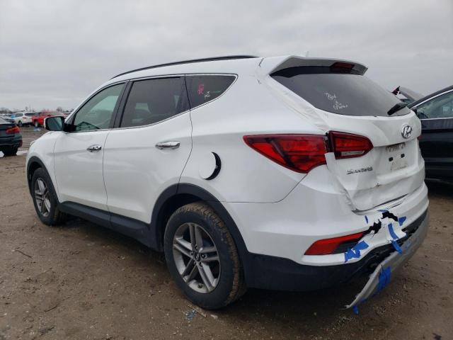 5NMZUDLB2JH058760 - 2018 HYUNDAI SANTA FE S WHITE photo 2