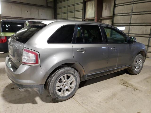 2FMDK48C18BA35508 - 2008 FORD EDGE SEL SILVER photo 3