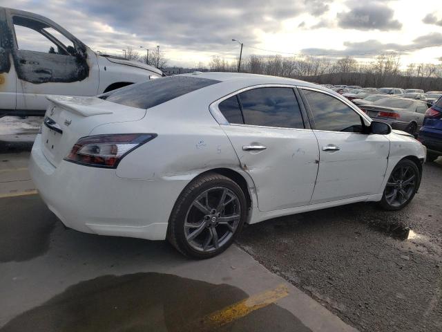 1N4AA5AP6EC465257 - 2014 NISSAN MAXIMA S WHITE photo 3