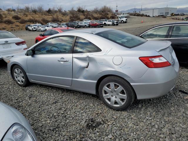 2HGFG12608H500665 - 2008 HONDA CIVIC LX SILVER photo 2