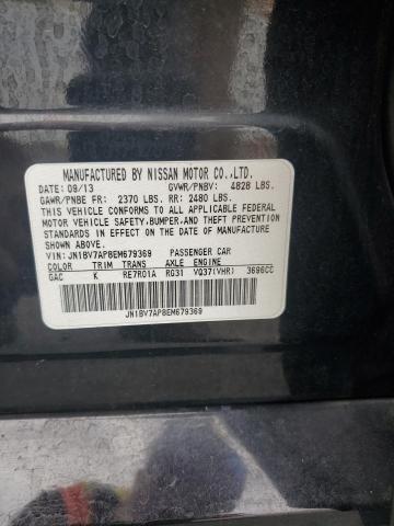 JN1BV7AP8EM679369 - 2014 INFINITI Q50 BASE Schwarz Foto 13