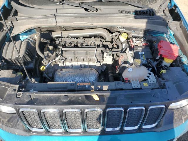 ZACNJCAB4MPM14142 - 2021 JEEP RENEGADE SPORT ტურკოუსი ფოტო 11