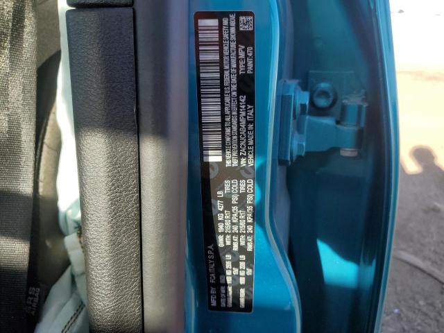 ZACNJCAB4MPM14142 - 2021 JEEP RENEGADE SPORT ტურკოუსი ფოტო 12