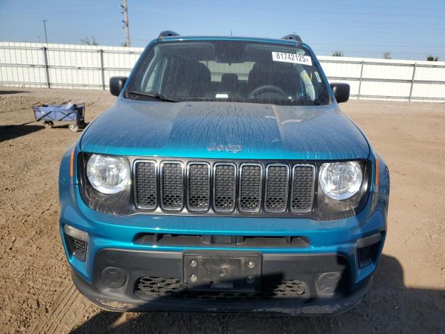 ZACNJCAB4MPM14142 - 2021 JEEP RENEGADE SPORT ტურკოუსი ფოტო 5