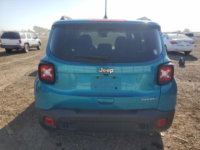 ZACNJCAB4MPM14142 - 2021 JEEP RENEGADE SPORT ტურკოუსი ფოტო 6