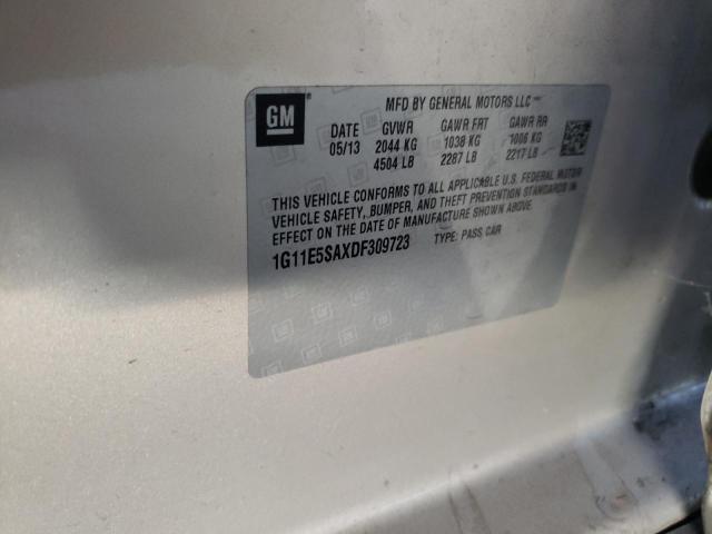 1G11E5SAXDF309723 - 2013 CHEVROLET MALIBU 2LT 金色 照片 12