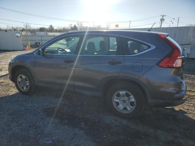 2HKRM4H31FH611118 - 2015 HONDA CR-V LX GRAY photo 2