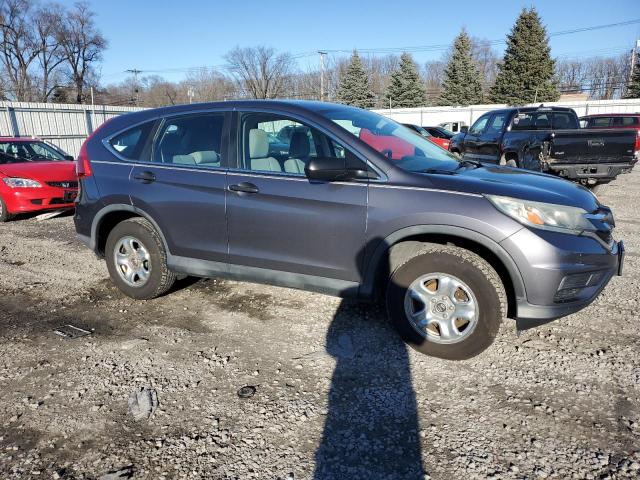 2HKRM4H31FH611118 - 2015 HONDA CR-V LX GRAY photo 4