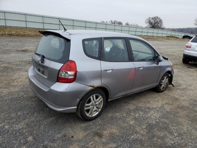 JHMGD37628S012289 - 2008 HONDA FIT SPORT SILVER photo 3