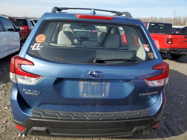 JF2SKACC1KH468498 - 2019 SUBARU FORESTER BLUE photo 6