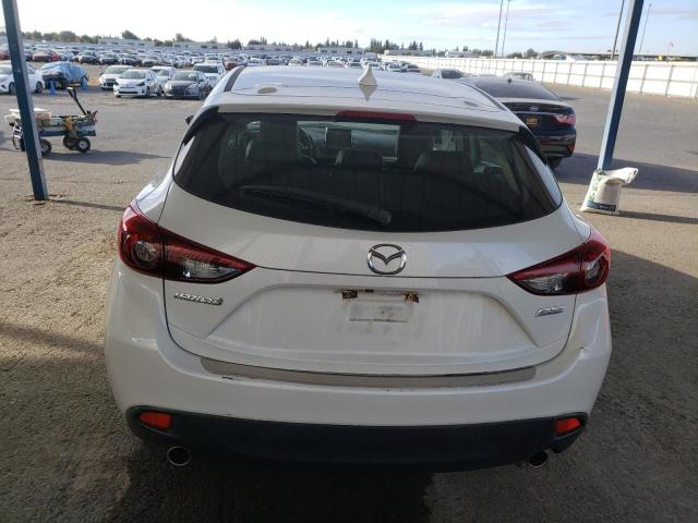 JM1BM1N32G1289506 - 2016 MAZDA 3 GRAND TOURING WHITE photo 6