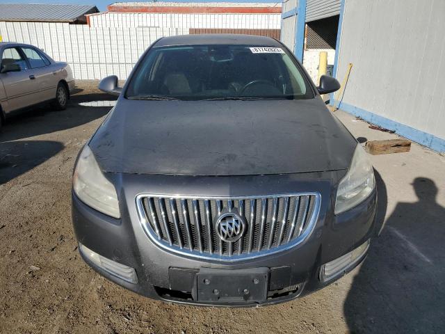 W04GN5EC8B1124315 - 2011 BUICK REGAL CXL GRAY photo 5